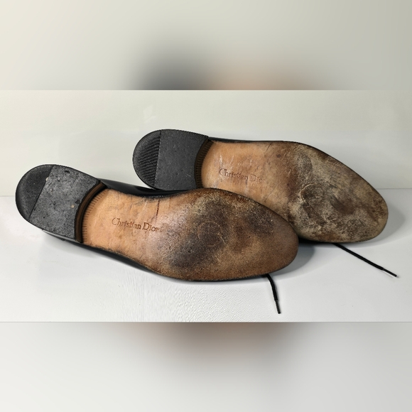 Men's CHRISTIAN DIOR Black Dress SHOES 11 - Picture 14 of 16